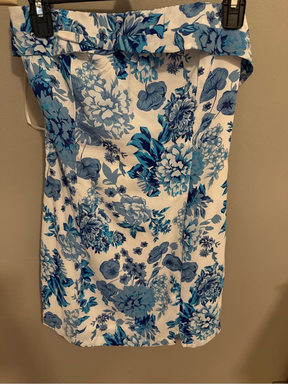 Blue floral mini dress from THATSSOFETCH